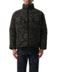 KENZO - Star Tiger Down Jacket, Long Sleeves, 100% Nylon, Size: Small - Lyst