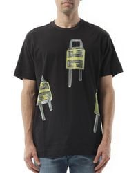 Givenchy - U-Lock Print T-Shirt - Lyst