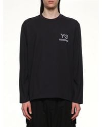 Y-3 - X Nbhd Logo Ls T-Shirt - Lyst