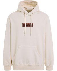 Doublet - 'Rust Embroidery Hoodie, Long Sleeves, , 100% Cotton, Size: Small - Lyst