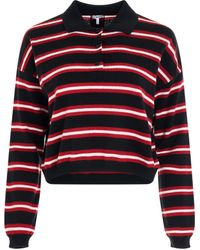 Loewe - Stripe Polo Sweater, Round Neck, , 100% Wool - Lyst