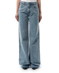 Coperni - Wide Leg Denim Pants, 100% Denim, Size: Medium - Lyst