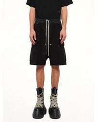 Rick Owens - Brushed Twill Cargobela Shorts - Lyst