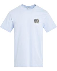 Loewe - Anagram Logo T-Shirt, Short Sleeves, Soft, 100% Cotton, Size: Medium - Lyst