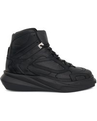 1017 ALYX 9SM Aria Sneaker High Top In Treated Canvas in Black for Men ...
