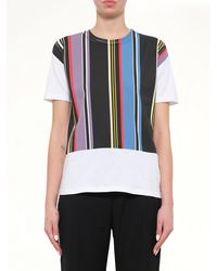 JWA - Print Stripe T-Shirt - Lyst