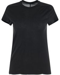 Rick Owens - Cropped Level T-Shirt, Round Neck, Short Sleeves, , 100% Cotton - Lyst