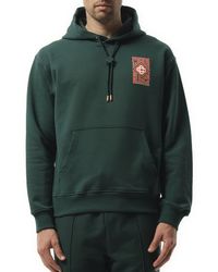 パーカー・フーディ Casablanca GOTHIC STACKED LOGO SWEATSHIRT Casablanca Gothic Stacked-logo Hoodie | Green | FARFETCH