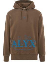 1017 ALYX 9SM - '2X Logo Hoodie, Long Sleeves, , 100% Cotton, Size: Small - Lyst