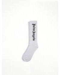Palm Angels - Vertical Logo Socks - Lyst