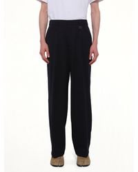 WOOYOUNGMI - Wool Pleat Trouser - Lyst