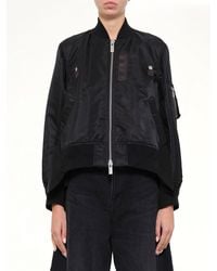 Sacai - Nylon Twill X Wool Suiting Blouson - Lyst