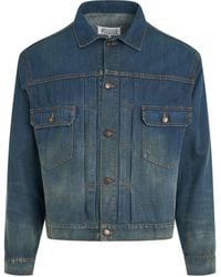 Maison Margiela - American Classic Denim Jacket, Long Sleeves, , 100% Cotton - Lyst
