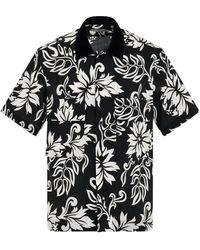Sacai - Large Print Floral Print Shirt, Short Sleeves, , 100% Polyester - Lyst