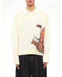 House of Errors - Cliff Crash Cable Knit Rugby - Lyst