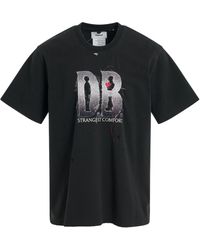 Doublet - D.B. Logo Embroidery T-Shirt, Short Sleeves, , 100% Cotton, Size: Medium - Lyst