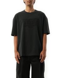 Maison Margiela - Memory Of Logo Heavy T-Shirt, Round Neck, Short Sleeves, 100% Cotton, Size: Medium - Lyst