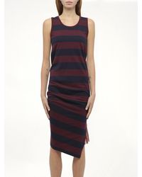 Loewe - Stripe Jersey Dress - Lyst
