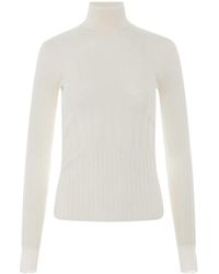 Givenchy - Long Sleeve Cyclist Neck Ribbed Sweater, 100% Wool, Size: Medium - Lyst