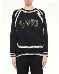 Lanvin - Emb Jersey Top - Lyst