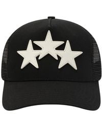 Amiri - 3 Star Trucker Hat, 100% Cotton - Lyst