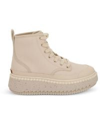 Chloé - Lilli Desert Ankle Boots, , 100% Fabric - Lyst