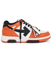 Off-White c/o Virgil Abloh - Off- Out Of Office Calf Leather Sneakers, /, 100% Rubber - Lyst