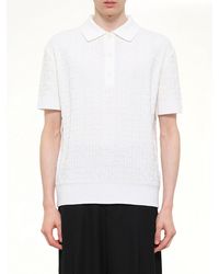 Balmain - Monogram Vanise Knit Polo - Lyst