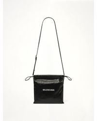 Balenciaga Shopper Dust Bag Crossbody Pouch Large in Gray