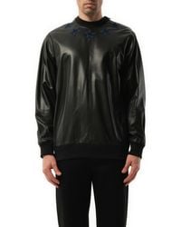 Givenchy - Leather Sweatshirt, 100% Leather, Size: Small - Lyst
