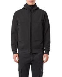 Stone Island - Soft Shell Light Jacket, 100% Polyester, Size: Small - Lyst