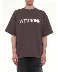 we11done - Basic Logo Large T-Shirt - Lyst