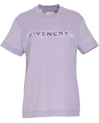Givenchy - Logo Barbed Wire T-Shirt, , 100% Cotton, Size: Medium - Lyst