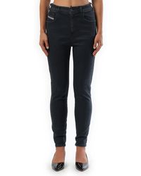 DIESEL - 1984 Slandy High Jeans, 100% Cotton - Lyst