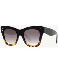 Celine - Cl4004In 5005K Cat Eye Sunglasses With Gradien Roviex Lens - Lyst