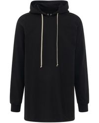 Rick Owens - Drawstring Hoodie, Long Sleeves, , 100% Cotton, Size: Large - Lyst