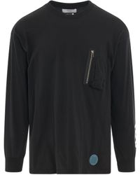 Facetasm - Anarchy Pocket Long Sleeve T-Shirt, , 100% Cotton - Lyst