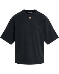 Palm Angels - Foggy Pa Logo Oversized T-Shirt, Short Sleeves, /, 100% Cotton - Lyst