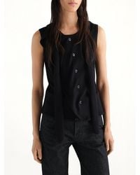 Lemaire - Asymmetrical Vest - Lyst