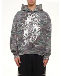 THUG CLUB - Hotheaded Riding Skull Hoodie - Lyst