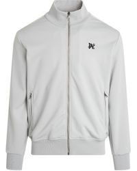Palm Angels - 'Monogram Track Jacket, Long Sleeves, Light, 100% Polyester, Size: Small - Lyst