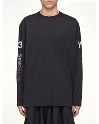 Y-3 - F1 Chaos Ls T-Shirt - Lyst