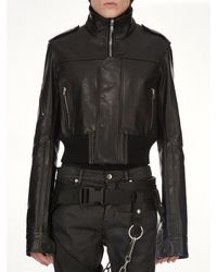 Rick Owens - Rev Leather Jacket - Lyst