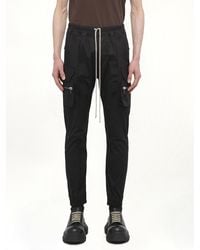 Rick Owens - Mastodon Cargo Pants, 100% Cotton - Lyst