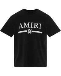 Amiri - Ma Bar Logo T-shirts In Black - Lyst