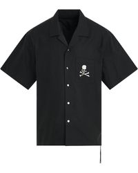 Mastermind Japan - Open Collar Short Sleeve Shirt, , 100% Cotton, Size: Large - Lyst