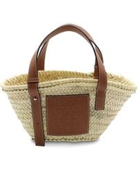 Loewe - Small Logo Basket Bag - Lyst