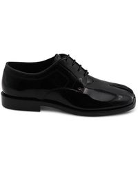 Maison Margiela - Tabi Lace-Ups Shoes, 100% Leather - Lyst