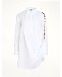 Loewe - Chain Shirt Dress, Long Sleeves, 100% Cotton - Lyst