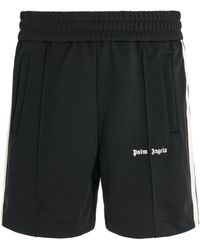 Palm Angels - Classic Logo Track Shorts, /Off, 100% Polyester, Size: Medium - Lyst
